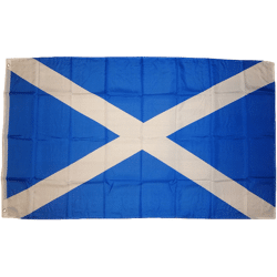 XXL Flagge Schottland 250 x 150 cm mit 3 Ösen 100g/m² Stoffgewicht Hissfahne Hissflagge