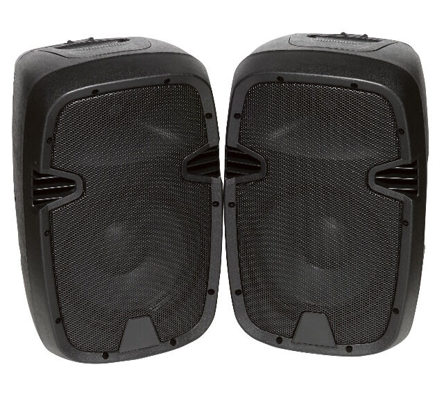 Denver DJ-200 portables Bluetooth DJ Mischpult mit Lautsprecher und Mikrofon