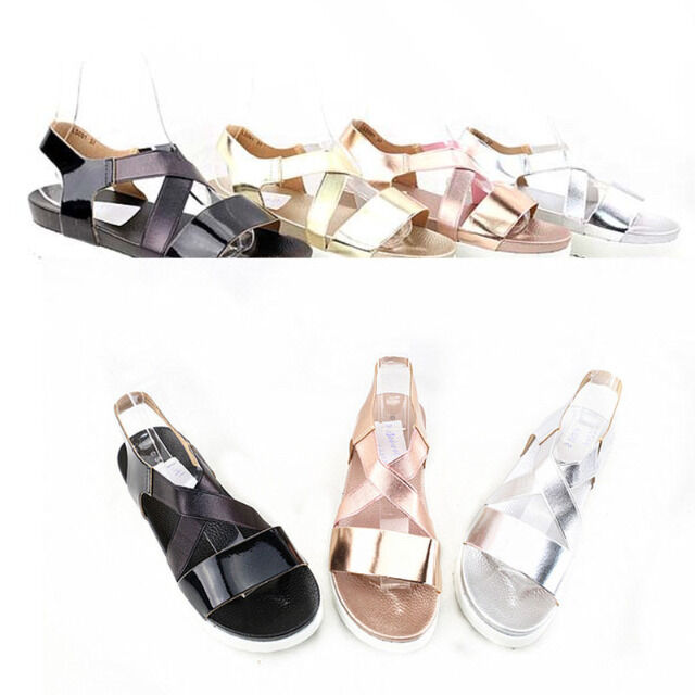 Damen Sommer Sandalen Slipper Schuhe