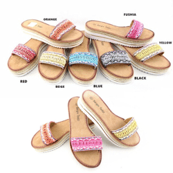 Damen Sommer Sandalen Slipper Schuhe