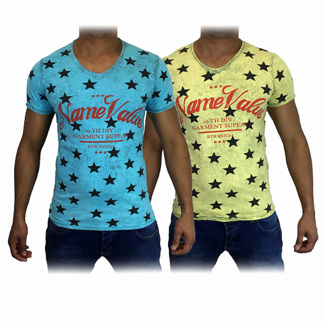 Herren Freizeit T-Shirt Oberteil Gr. S-XL je 4,75 EUR