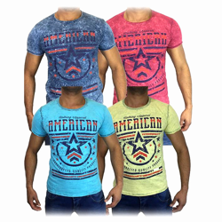 Herren Freizeit T-Shirt Oberteil Gr. S-XL je 4,75 EUR