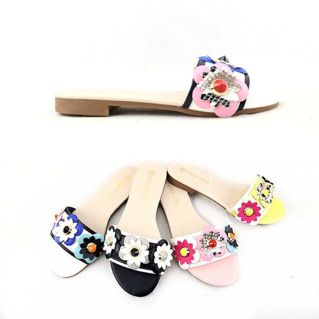 Damen Sommer Sandalen Slipper Schuhe