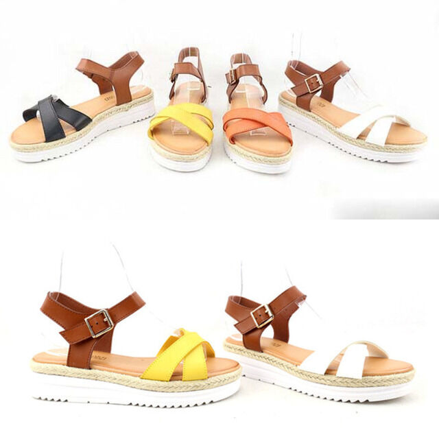 Damen Sommer Sandalen Slipper Schuhe