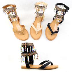 Damen Sommer Sandalen Slipper Schuhe