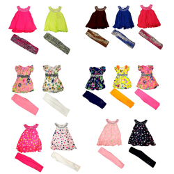 Kinder Mädchen Tops Trägershirts Kleider 2-12 J.