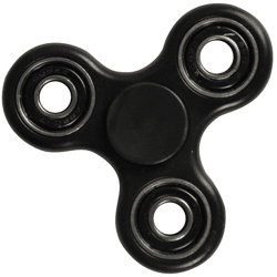 Fidget finger hand spinner made of ABS with professional ball bearing anti-stress spinning top - different colors blue, white, red, black etc.