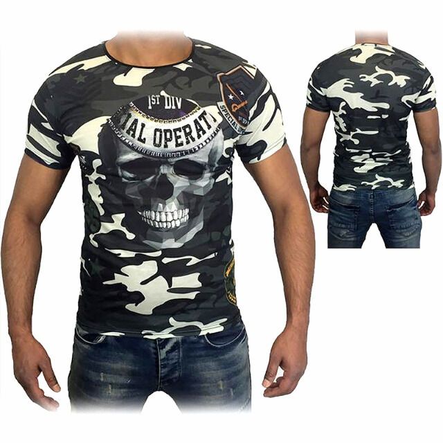 Herren Freizeit T-Shirt Oberteil Gr. S-3XL je 7,75 EUR