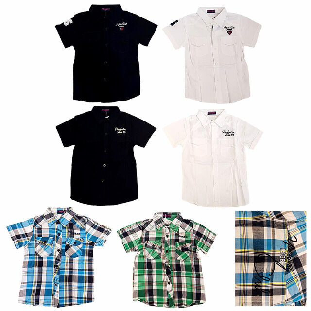 Kinder Hemden Langarm Oberteile Muster Gr. 4-14 J. je 5,25 EUR