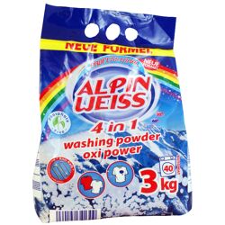 Waschmittel, Vollwaschmittel, Alpinweiss 3 kg= 40 WG Plastikbeutel