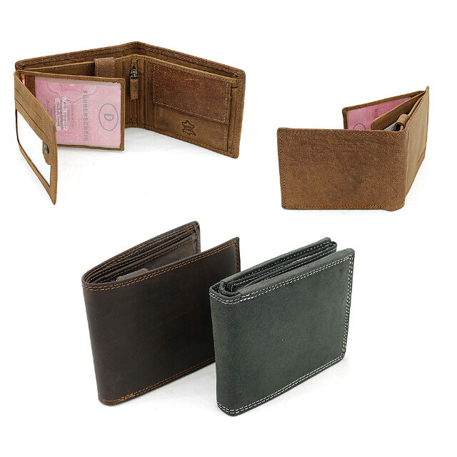 Echt Leder Geldbörsen Portemonnaies Brieftaschen je 5,95 EUR
