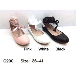 Ladies slip-on half shoes ballerina
