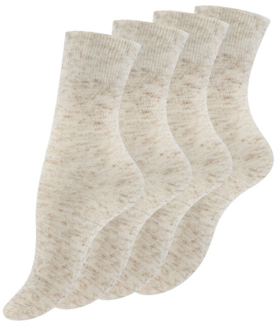 Damen Baumwoll-Leinen Söckchen 