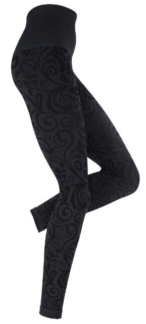 yenita® figurformende Slim-Leggings mit Jacquard-Muster
