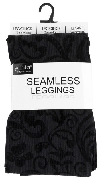 yenita® figurformende Slim-Leggings mit Jacquard-Muster