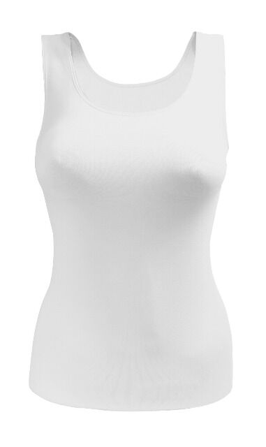 yenita® seamless Damen Unterhemd mit breiten Trägern