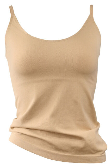 yenita® seamless Damen Unterhemd mit Spaghettiträgern