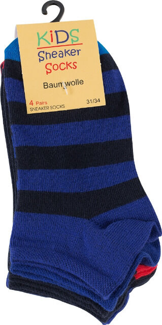 Kinder Baumwoll Sneaker Socken 