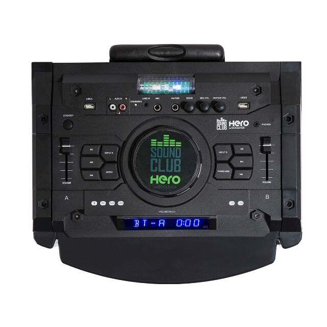 GoClever Sound Club Hero mobile Soundanlage DJ Set LED Lautsprecher