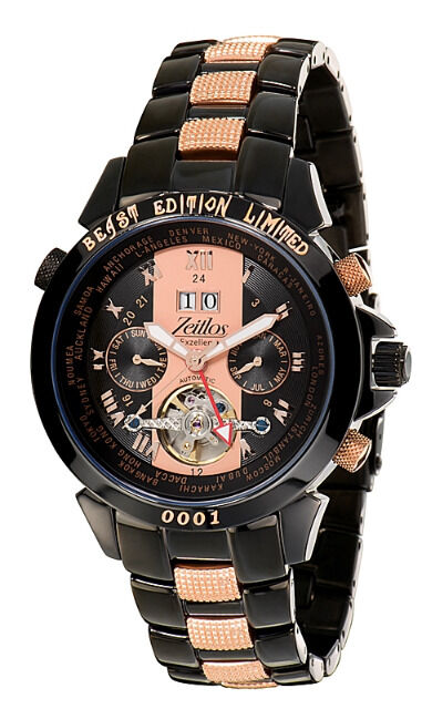 Zeitlos Automatik Uhr ZL-EB-10 CR Exzellent Beast Herrenuhr rosé Optik