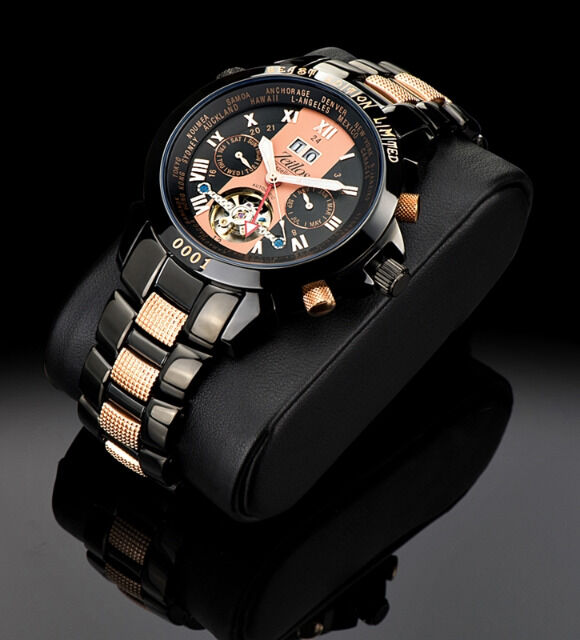 Zeitlos Automatik Uhr ZL-EB-10 CR Exzellent Beast Herrenuhr rosé Optik