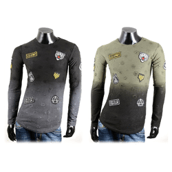 Fashionable men's long sleeve shirts sizes M-XXL EUR 8.95 each
