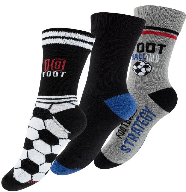 Kinder Baumwollsocken mit Fußball-Motiven