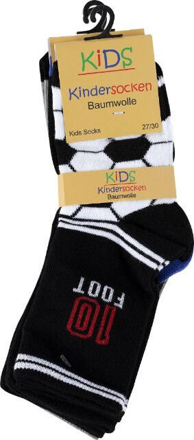 Kinder Baumwollsocken mit Fußball-Motiven