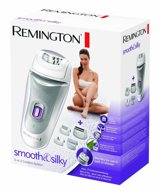 Remington Akkubetriebener Epilierer 5 in 1 smooth & Silky Lithium - Ionen