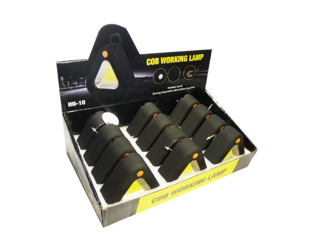 COB LED Arbeitslampe Taschenlampe im Display