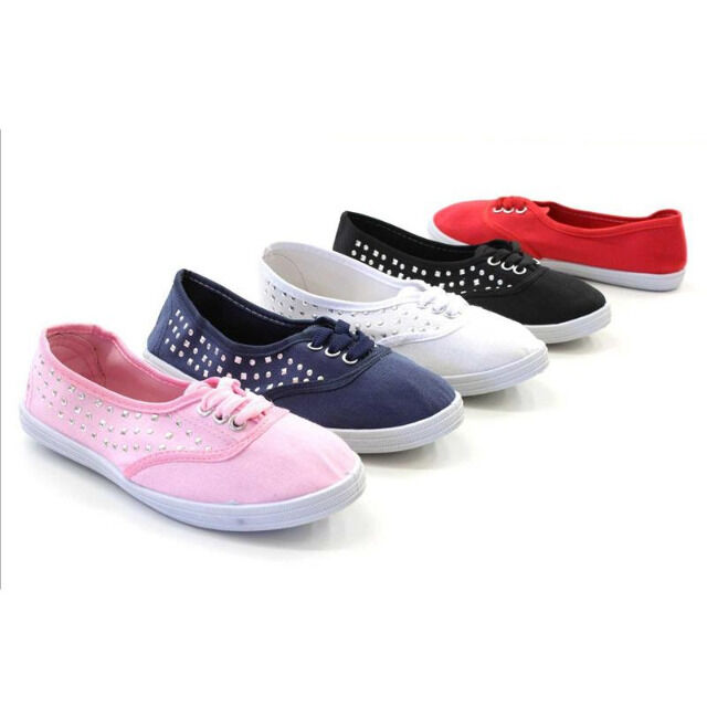 Damen Slipper Halbschuhe Ballerina