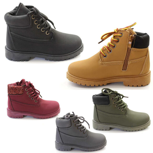 Kinder Herbst Winter Stiefel Boots Wolle Innenfutter 