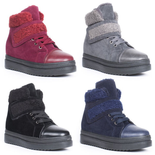 Damen Freizeit Sport Schuhe Sneaker Boots 