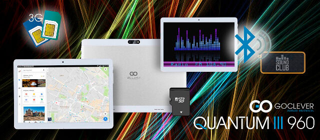 GoClever Quantum 3 960 mobile Tablet PC 9,6 Zoll 3G DualSim mit Samsung LCD