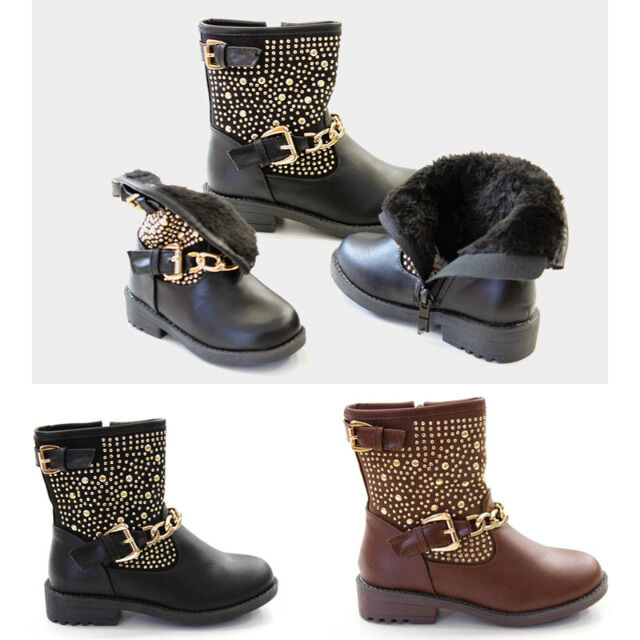 Girls fall winter boots shoes 