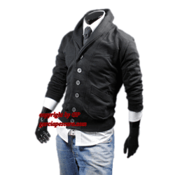 Garcia Pescara GP8 Herren Cardigan Jacke schwarz Gr. M