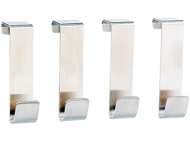 Infactory Türhaken aus Edelstahl im 4er-Set universell