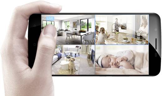 ODYS myhome CAM 360 Fischauge Überwachungskamera Sicherheitskamera Kamera Überwachung Sicherheit Einbrecher Schutz Babyfon Babyphone App WLAN Smartphone