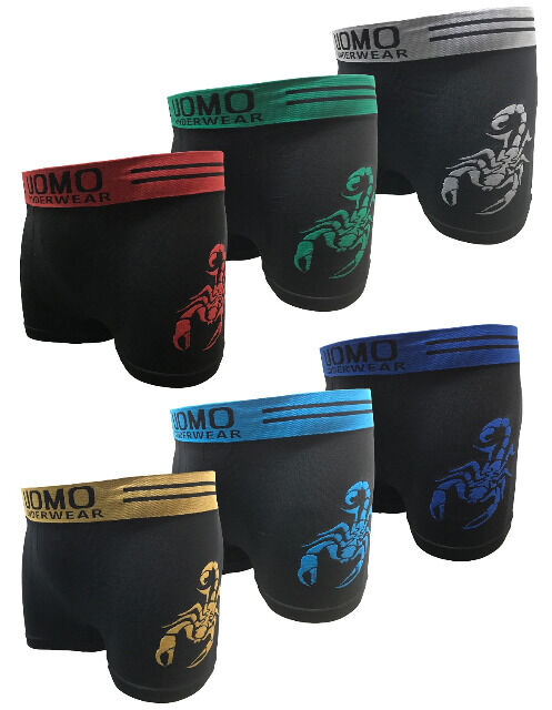 Garcia Pescara Uomo5 Herren Boxershorts Größe XL/XXL 6er Pack Skorpion Boxers Shorts Unterwäsche Unterhosen Unterhose Wäsche Kleidung Mann Männer Jungs Jungen Junge 