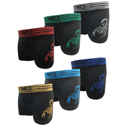 Garcia Pescara Uomo5 Herren Boxershorts Größe XL/XXL 6er Pack Skorpion Boxers Shorts Unterwäsche Unterhosen Unterhose Wäsche Kleidung Mann Männer Jungs Jungen Junge 