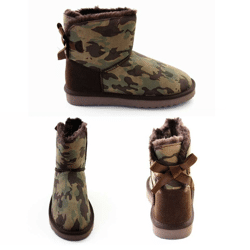 Damen Herbst Winter Stiefel Schnee Boots Schuhe