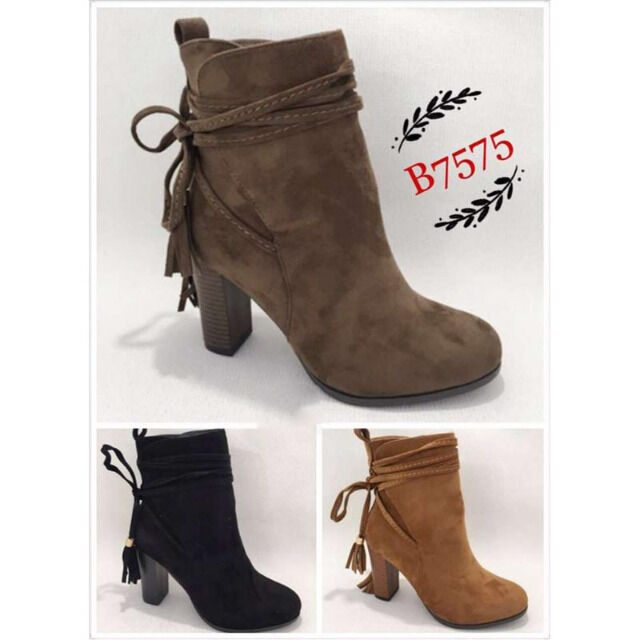 Damen Herbst Winter Stiefeletten Schuhe