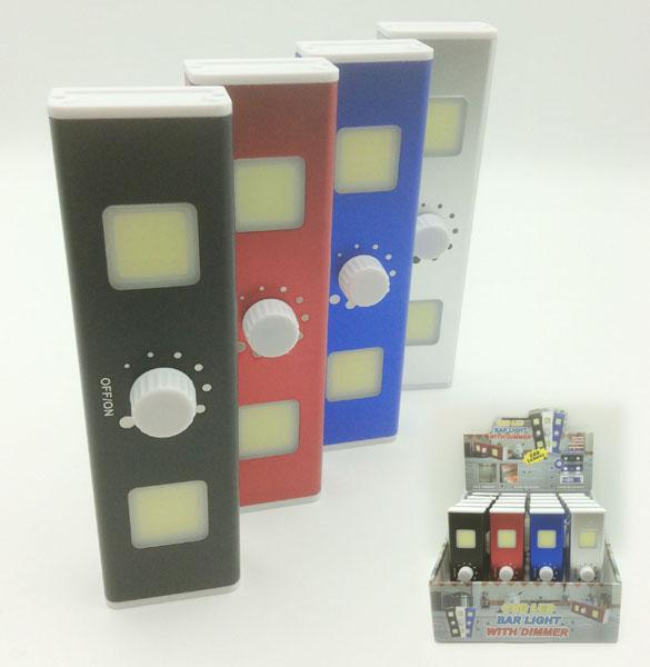 COB LED Lichtschalter 200LM mit Dimmer und Magnet im 20er Display