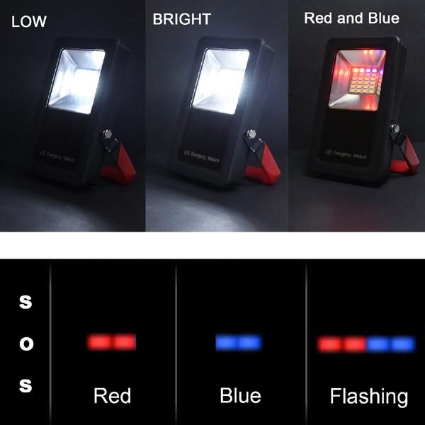 COB LED Wiederaufladbare Arbeitslampe Outdoor mit SOS 2400LM