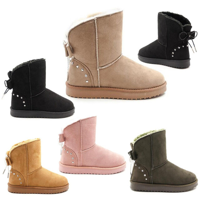 Damen Schnee Winter Stiefel Boots Schuhe