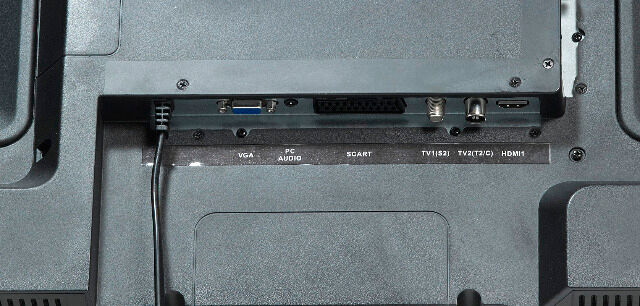 Denver LED-3269 32 Zoll HD-Ready LED TV Fernseher mit Triple-Tuner, DVB-T2 /-C /-S2 HDMI, Ci+ Bildschirm 