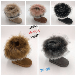 Kinder Herbst Winter Fell Stiefel Boots