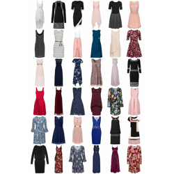 Damen Kleider Mix - Shirtkleid Sommerkleid Abendkleid Maxikleid Jerseykleid Spitzenkleid Strandkleid