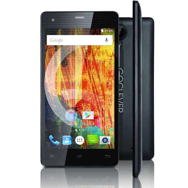 GoClever QUANTUM 3 500 Lite Smartphone 5 Zoll LTE QuadCore 1GB Handy mobil unterwegs Telefon Navi Navigation Kamera WLAN 3G 4G