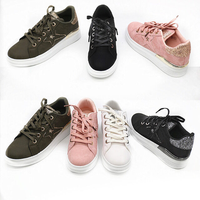 Damen Freizeit Sport Schuhe Sneaker Boots